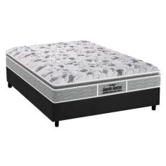 Cama Box Casal: Colchão Ortopédico Probel D45/Ep Guarda Costas Próextreme Plus + Base Gray(138X188)