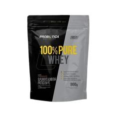 100% Pure Whey Refil Probiótica Chocolate 900G