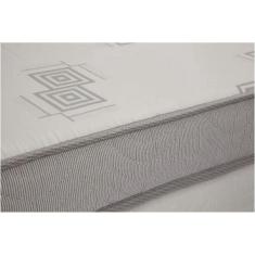 Colchão Ortobom Casal D23 Light Liso Branco 138x188x12