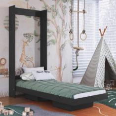 Cama Solteiro Juvenil Articulável Vertical 80 Vancouver - Art in Móvei