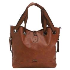 Bolsa Feminina Sacola Grande Com Alça Transversal Big Bag-Feminino
