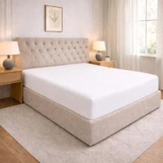 Lençol de cama Queen Avulso 400 Fios Com Elástico 100% algodao - Rafal