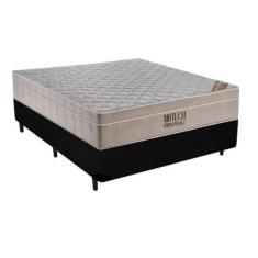 Conjunto Box Casal e Colchão Airtech Springpocket Molas Ensacadas Orto