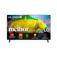 Smart TV 4K LG QNED 55” Polegadas Processador AI A7 Gen 8, Super Upscaling, WebOS 25, Controle AI Magic - 55QNED73ASA