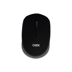 Mouse Wireless com 3 Botões OEX MS409 - Preto