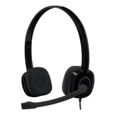 Headset C/ Fio Logitech H151 C/ Microfone E Redução De Ruído Cor Preto H151