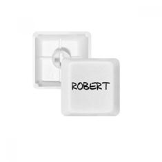 Kit de atualização para jogos com teclado mecânico PBT de escrita especial com nome inglês Robert Keycap