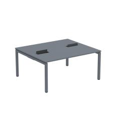 Mesa Plataforma Dupla com Pé de Aço para Coworking 160X140/2P PDC16/14/2P Grafito