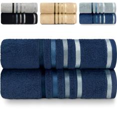 Jogo de Toalhas Banhão Gigante 2 Peças Fios Penteados Lumina Karsten - Emcompre