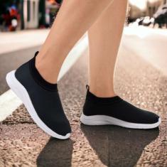 Tênis meia calce fácil - Blessshoes, Preto, 35