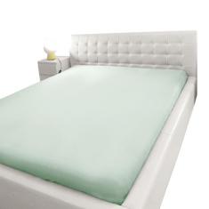 Lençol Casal Queen Com Elástico 100% Algodão Extra Macio Liso Avulso -