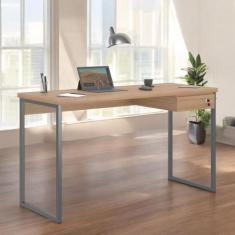 Mesa Home Office Escrivaninha Industriale 1,00 Montana com Gaveteiro -