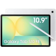 Tablet Samsung Galaxy Tab S10 FE com Capa e Caneta S Pen 8GB RAM 128GB