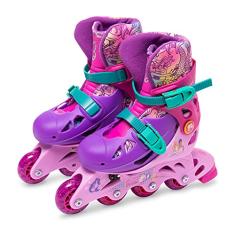 Barbie - Patins 3 Rodas Ajustável 29 à 32 - Com acessórios de segurança