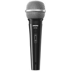 Microfone de Mão Multifuncional Com Fio SV100 Preto SHURE