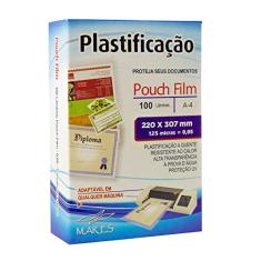 Polaseal Plástico para Plastificação A4 220x307x0,05mm 100un
