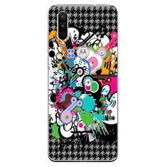 Capa Adesivo Skin022 Verso Para Motorola One Action