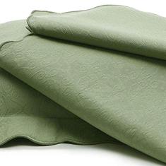 Colcha Piquet Queen Tognato Capela Verde Lima 100% Algodão