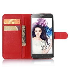 Capa carteira para Lenovo A3690, capa carteira flip de couro PU premium com compartimento para cartão, suporte e fecho magnético [capa interna de TPU à prova de choque] compatível com Lenovo A3690