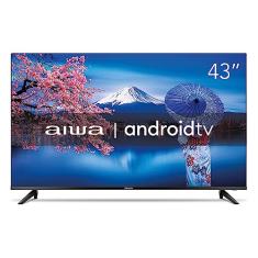 Smart TV Aiwa 43”, Android, Full HD, Borda Ultrafina, HDR10, Dolby Áudio - AWS-TV-43-BL-02-A