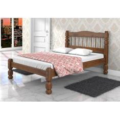 Cama casal palmo castanho - KAMABEL
