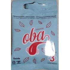 Preservativo Sensitive Oba 3Un - Inaltex Industria Brasileira Ltda