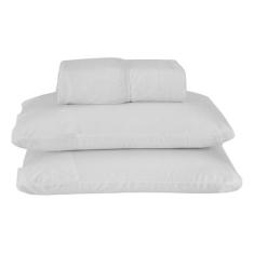 Kit De Lençol Roupa de Cama 3 Peças King Algodão Cores - Riffo Store, 