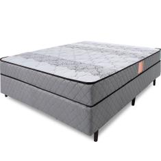 Cama Box Colchão Casal Ortopédico Firme Espuma D33 Antialérgico Certificado 138x188x51cm - bf Colchões