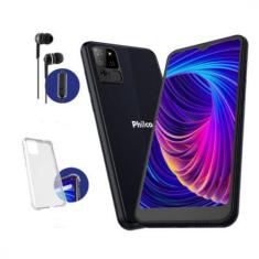 Smartphone Philco Hit P8 32GB 3GB RAM Android 11, Dark blue