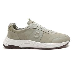 Tênis De Couro Democrata Masculino Denim Dave 336103