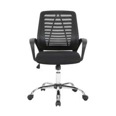 Kit 6 Cadeiras para Escritório Diretor Tela Mesh Toronto Preto