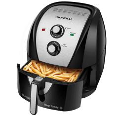 Fritadeira Eletrica Mondial Air Fryer Mega Family AFN-80-BI 8L Timer 1900W