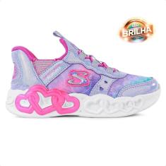 Tênis Skechers Infinite Heart Lights Etern Infantil-Unissex