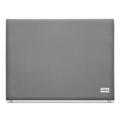 Cabeceira Sena Veluto Cinza Casal (12x140x125) - Ortobom
