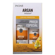 INOAR Kit Inoar Shampoo 500Ml + Condicionador 250Ml Argan Cachos