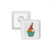 Kit de atualização para jogos com teclado mecânico PBT teclado mecânico de sorvete doce crocante chocolate