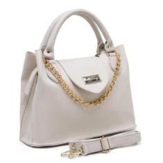 Bolsa Tiracolo Elegante Com Corrente Alça Transversal Removível E Bolso Externo-Feminino