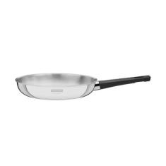 Frigideira Tramontina Aço Inox 26Cm Com Cabo Grano Baquelite, Prata, 2