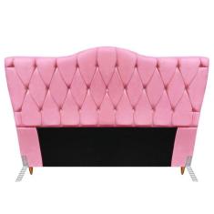 Cabeceira Queen Size Cama Box de Casal Quarto Estofada Barcelona 160cm