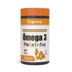 Ômega 3 Peixinho Mastigável Sabor Cereja 60 Cápsulas - Fitoprime