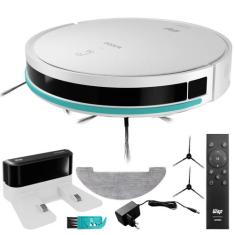 Robô Aspirador de Pó Inteligente Wap Robot W1000 Com Mapeamento Passa 