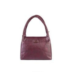 Bolsa básica de ombro em couro liso Maria-Feminino