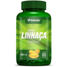 Óleo de Linhaça   60 Cápsulas   Herbamed-Unissex