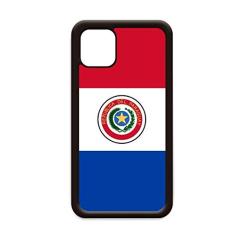 Capa com bandeira nacional do Paraguai América do Sul para iPhone 12 Pro Max para Apple Mini Mobile Case