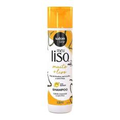 Salon Line, Shampoo, Meu Liso, Muito + Liso, Vegano - Cabelos Lisos, 300 ml
