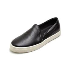 Tenis slip on feminino sapato plataforma casual couro legitimo confortavel-Feminino