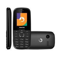 Celular Positivo P26 32MB Câmera VGA Tela 1.8 Polegadas Dual Chip - Preto