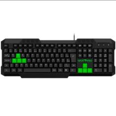 Teclado Gamer Viper PRO Standard PYTHON - 407  PRETO/VERDE  Bivolt - V