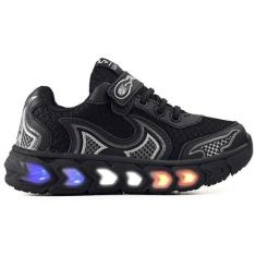 Tenis Infantil De Led Casual Jogger Meninos Escolar Basico - LIGHT, 28