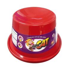 Comedouro Furacão Pet Super Cat Vermelho para Gatos 200ml